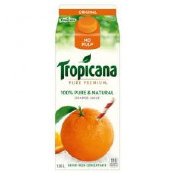 Tropicana Original Orange Juice (No Pulp) (1.89L)